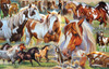 SUNSOUT INC - Horse Stampede - 1000 pc Jigsaw Puzzle by Artist: Cynthie Fisher - MPN # 70750