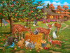 SUNSOUT INC - Gathering under the AppleTree - 500 pc Jigsaw Puzzle by Artist: William Vanderdasson - Finished Size 18" x 24" - MPN# 30499