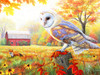SUNSOUT INC - Morning at the Old Farm - 300 pc Jigsaw Puzzle by Artist: Bridget Voth - Finished Size 18" x 24" - MPN# 52013