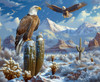 SUNSOUT INC - Eagle Paradise - 1000 pc Jigsaw Puzzle by Artist: John Stewart - Finished Size 23" x 28" - MPN# 77075 SUNSOUT INC - Eagle Paradise - 1000 pc Jigsaw Puzzle by Artist: John Stewart - Finished Size 23" x 28" - MPN# 77075