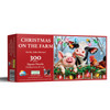 SUNSOUT INC - Christmas on the Farm - 300 pc Jigsaw Puzzle by Artist: John Stewart - Finished Size 18" x 24" - MPN# 77008
