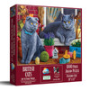 SUNSOUT INC - British Cats - 1000 pc Jigsaw Puzzle by Artist: Image World - Finished Size 20" x 27" - MPN# 42932