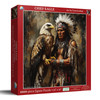 SUNSOUT INC - Chief Eagle - 1000 pc Jigsaw Puzzle by Artist: Tom Crehan - Finished Size 26" x 26" - MPN# 52712