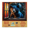 SUNSOUT INC - Bear and Fireflies - 500 pc Jigsaw Puzzle by Artist: JQ Licensing - Finished Size 18" x 24" - MPN# 71824