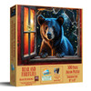 SUNSOUT INC - Bear and Fireflies - 500 pc Jigsaw Puzzle by Artist: JQ Licensing - Finished Size 18" x 24" - MPN# 71824