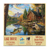 SUNSOUT INC - Lake house - 500 pc Jigsaw Puzzle by Artist: Tom Crehan - Finished Size 18" x 24" - MPN# 52704 SUNSOUT INC - Lake house - 500 pc Jigsaw Puzzle by Artist: Tom Crehan - Finished Size 18" x 24" - MPN# 52704