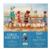 SUNSOUT INC - Girls Day Out - 550 pc Jigsaw Puzzle by Artist: Steve Henderson - Finished Size 19" x 19" - MPN# 11240