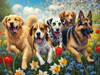 SUNSOUT INC - Spring Day Joy - 1000 pc Jigsaw Puzzle by Artist: Iris Sage - Finished Size 20" x 27" - MPN# 28105