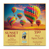 SUNSOUT INC - Sunset Ride 550 piece Jigsaw Puzzle for Adults by Artist: John Stewart - Finished Size 15" x 24" - MPN# 77212
