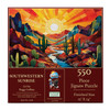 SUNSOUT INC - Southwestern Sunrise 550 piece Jigsaw Puzzle for Adults by Artist: Peggy Collins - Finished Size 15" x 24" - MPN# 71378