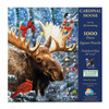SunsOut Cardinal Moose 1000 Piece Jigsaw Puzzle for Adults - Finished Size: 20" x 27" by Artist: Brooke Faulder