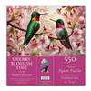 Sunsout Cherry Blossom Time 550 Piece Jigsaw Puzzle for Adults - Finished Size: 15" x 24" by Artist: Kimberley McGuiness