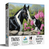 Sunsout Twins 500 Piece Jigsaw Puzzle for Adults - Finished Size: 18" x 24" by Artist: Iris Sage