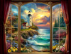 Sunsout A Beautiful View 1000 Piece Jigsaw Puzzle for Adults - Large Pieces - Finished Size: 27" x 35" by Artist: John Stewart