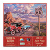 Sunsout Line Up on Route 66 500 Piece Jigsaw Puzzle for Adults - Finished Size: 18" x 24" by Artist: John Stewart