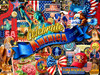 Sunsout Celebrate America 1000 Piece Jigsaw Puzzle for Adults - Finished Size: 20" x 27" by Artist: Ward Thacker Studio