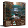 Sunsout Visitors at the Bridge 500 Piece Jigsaw Puzzle for Adults - Finished Size: 18" x 24" by Artist: Mark Keathley