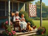 Sunsout Cookies with Granny 300 Piece Jigsaw Puzzle for Adults - Finished Size: 18" x 24" by Artist: Kamrin Stewart