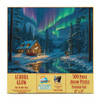 SUNSOUT INC - Aurora Glow - 500 piece Jigsaw Puzzle for Adults by Artist: Iris Sage - Finished Size 18" x 24" - MPN# 28110