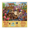 Sunsout Dogs and Quilts 1000 Piece Jigsaw Puzzle for Adults - Finished Size: 20" x 27" by Artist: Eva Nikolskaya