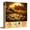 Sunsout A Raft of Ducks 1000 Piece Jigsaw Puzzle for Adults - Finished Size: 20" x 27" by Artist: Kamrin Stewart