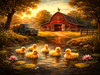 Sunsout A Raft of Ducks 1000 Piece Jigsaw Puzzle for Adults - Finished Size: 20" x 27" by Artist: Kamrin Stewart