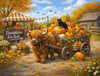 Sunsout Delivering Pumpkins 300 Piece Jigsaw Puzzle for Adults - Finished Size: 18" x 24" by Artist: John Stewart