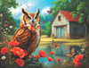 Sunsout Owls Gaze 300 Piece Jigsaw Puzzle for Adults - Finished Size: 18" x 24" by Artist: Iris Sage