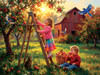 Sunsout Apple Picking 1000 Piece Jigsaw Puzzle for Adults - Finished Size: 20" x 27" by Artist: Iris Sage
