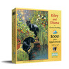 SUNSOUT INC - Riley and Diana - 1000 pc Jigsaw Puzzle by Artist: Chrissie Snelling - Finished Size 20" x 27" - MPN# 36791