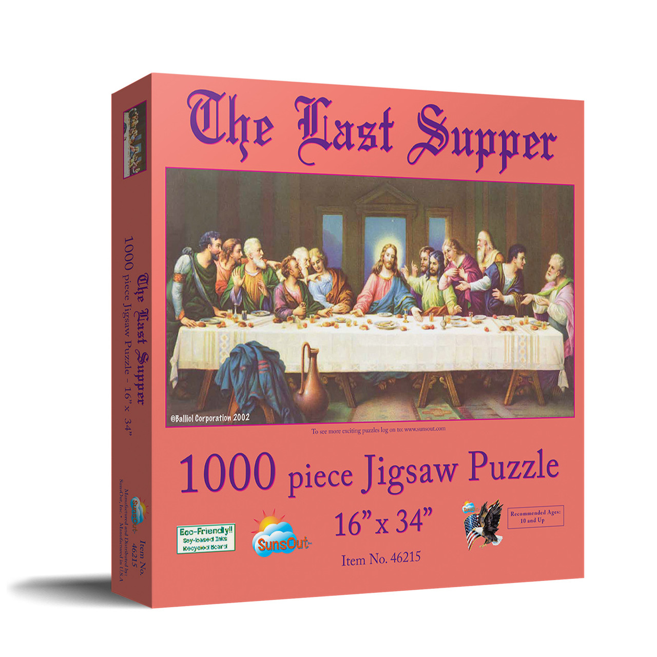 Puzzle The Last Supper, 1 000 pieces