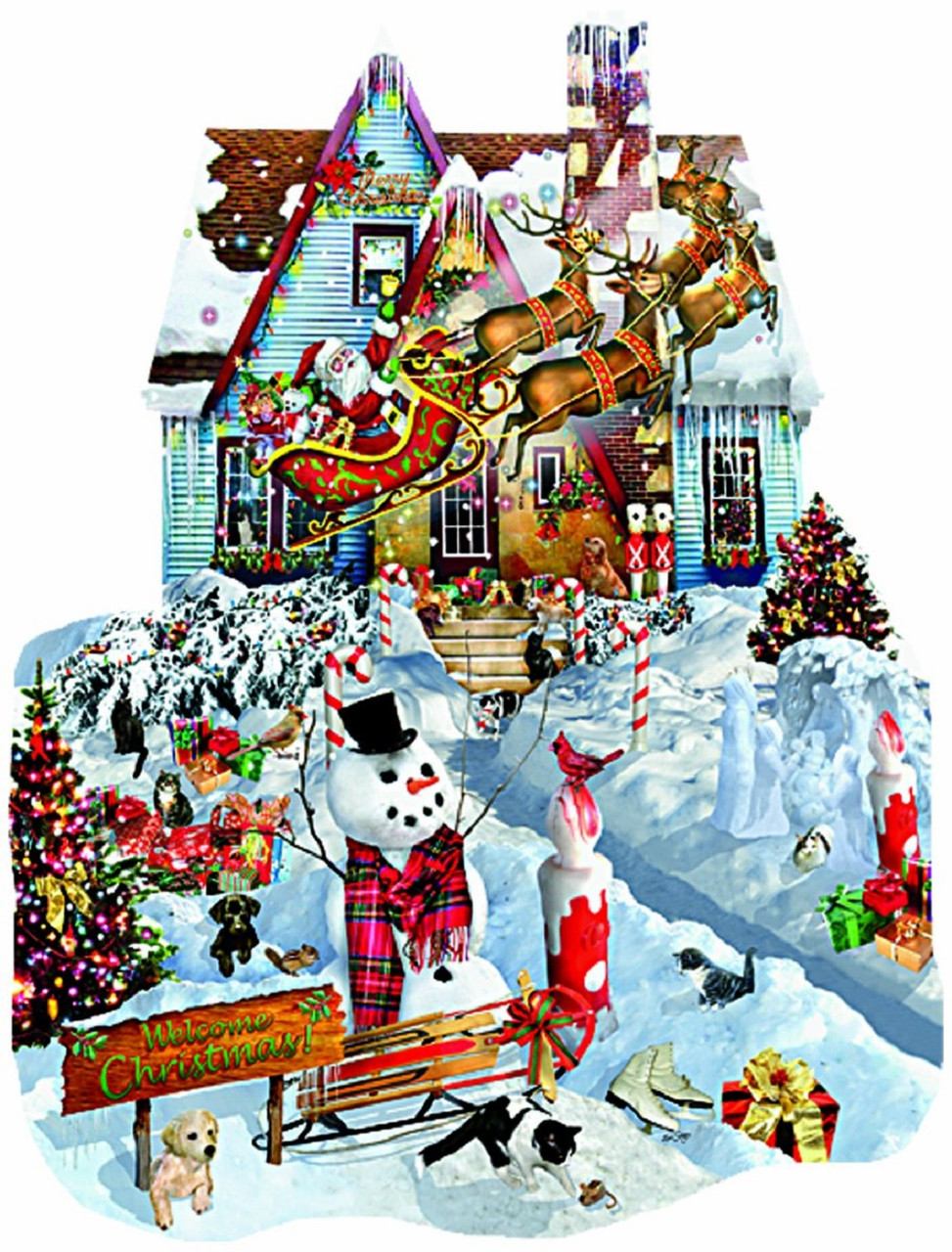 SUNSOUT Lamb Shop Puzzle – 1000 Teile Kunst-Puzzle Von Lori Schory