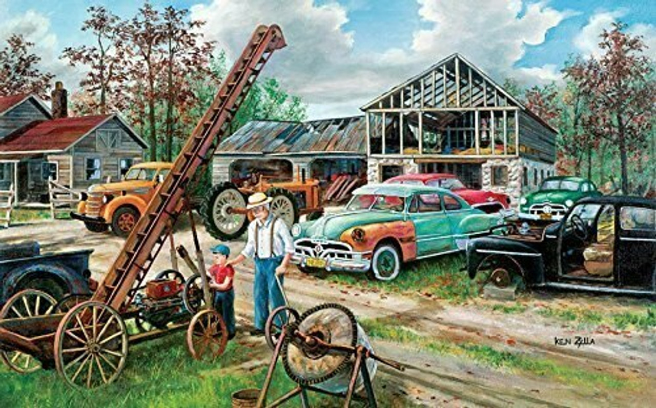 In Grandpa's Footsteps 300 pc Jigsaw Puzzle