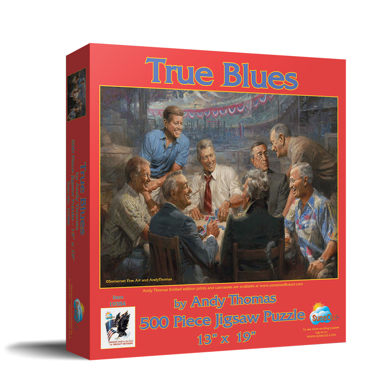 SUNSOUT INC - True Blues - 500 pc Jigsaw Puzzle by Artist: Andy