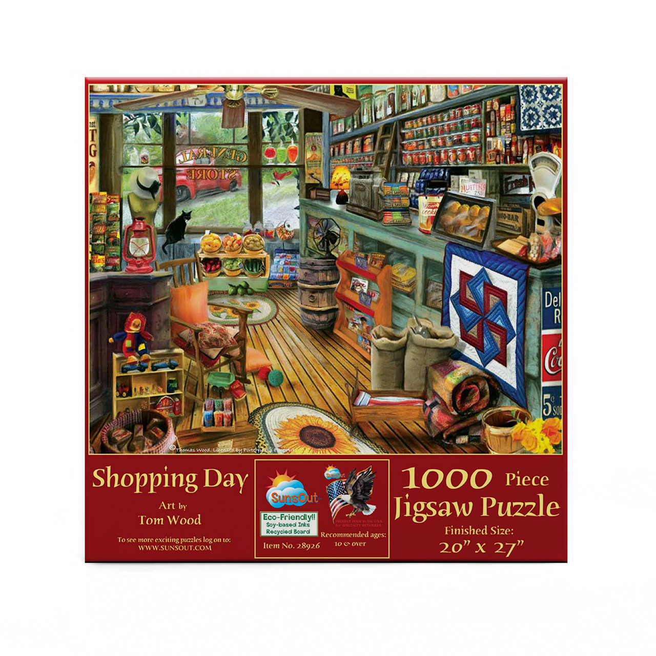 SunsOut Puzzle 1000 Pezzi "Couettes" – Fatto A Mano, Per Adulti E Ragazzi, Cm 50,8x68,6 - 5