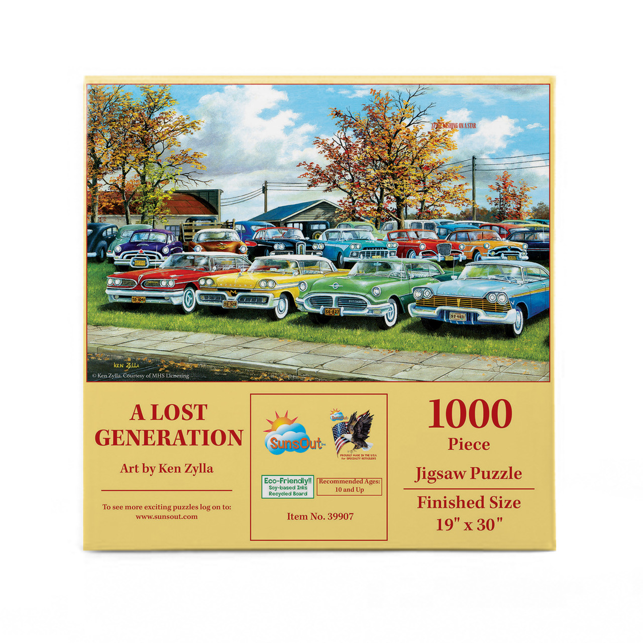 SUNSOUT INC - A Lost Generation - 1000 pc Jigsaw Puzzle by Artist: Ken  Zylla - Finished Size 19