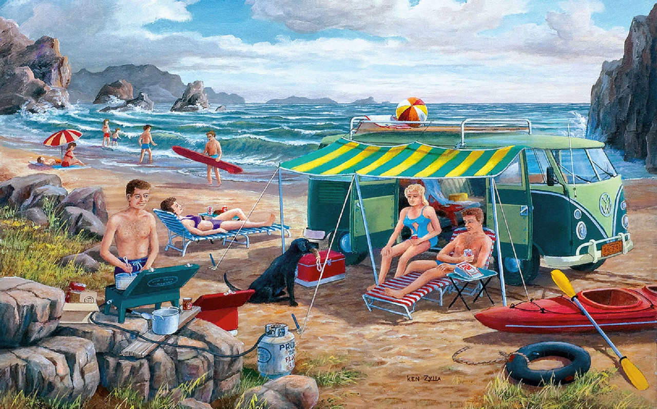 SUNSOUT INC - Holiday Weekend - 300 pc Jigsaw Puzzle by Artist