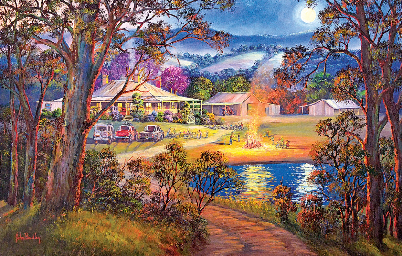 SUNSOUT INC - Country Cookout - 1000 pc Jigsaw Puzzle by Artist