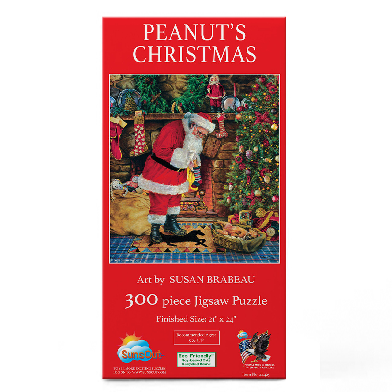 SUNSOUT INC - Peanut's Christmas - 300 pc Jigsaw Puzzle by Artist