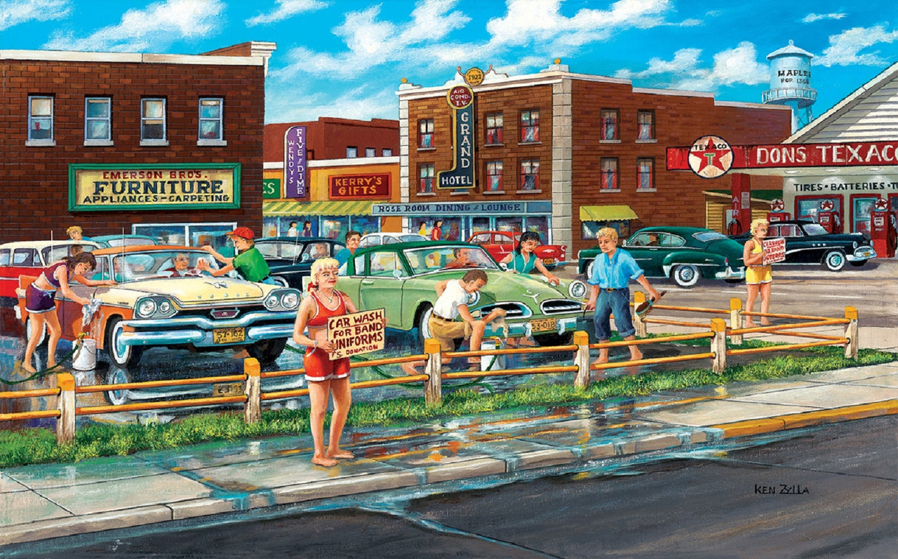 SUNSOUT INC - Fundraiser Fun - 300 pc Jigsaw Puzzle by Artist: Ken
