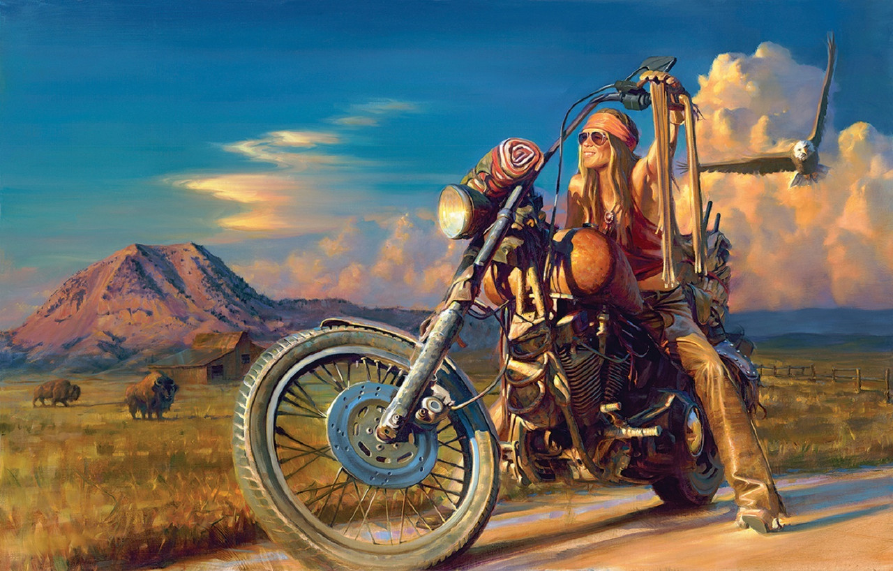 SUNSOUT INC - Free Spirit - 1000 pc Jigsaw Puzzle by Artist: David