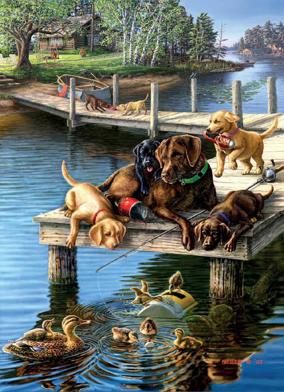 SUNSOUT INC - Summer School - 500 pc Large Pieces Jigsaw