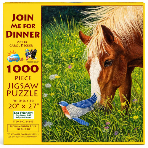 SunsOut Join Me for Dinner 1000 Piece Jigsaw Puzzle