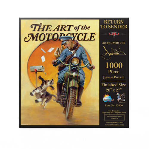 SUNSOUT INC - Return to Sender - 1000 pc Jigsaw Puzzle by Artist: David Uhl - Finished Size 20" x 27" - MPN# 67006
