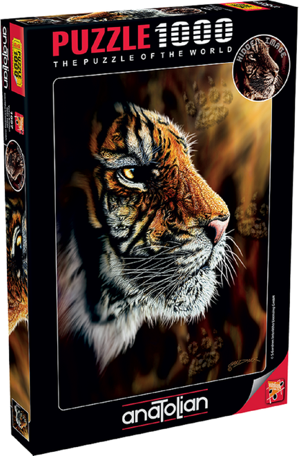 Anatolian Puzzle - Wild Tiger - 1000 pc Jigsaw Puzzle - # 1097