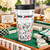 Tumbler 16 oz - Mahj  Tile Design Tritan USA Drinkware (Black Lid) for Mahjong Game