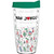 Tumbler 16 oz - Mahj  Tile Design Tritan USA Drinkware (Green Lid) for Mahjong Game