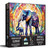 SUNSOUT INC - Stained Glass Zoo - Elephants - 1000 pc Jigsaw Puzzle by Artist: Kelly Roberts - Finished Size 20" x 27" - MPN# 73306