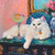 SUNSOUT INC - A Glass of Catnip - 500 piece Jigsaw Puzzle for Adults by Artist: Sophie Clima - Finished Size 19" x 19" - MPN# 27410