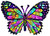 SUNSOUT INC - Stained Glass Butterfly - 1000 pc Special Shape Jigsaw Puzzle by Artist: Dean Russo - Finished Size 24" x 35" - MPN# 97260